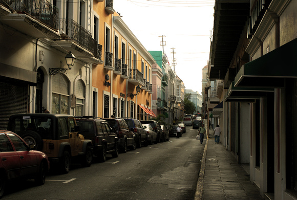San Juan Puerto Rico Street Scape